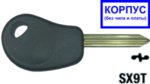 Ключ CITROEN с местом под чип / лезвие SX9T