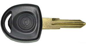 Ключ с чипом OPEL №4 (чип ID40, лезвие HU46)
