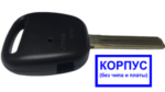 Корпус ключа №15 toyota 1 кнопка LEFT, лезвие TOY48
